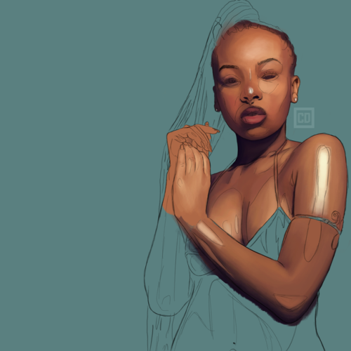 controlled-khaos:Slowly but surely getting my art groove back…slowly but SURELY!More to come soon…Fo