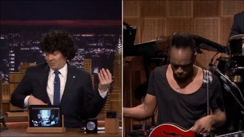 fallontonight:  These musicians look a heck of a lot like Kirk and Jimmy. 