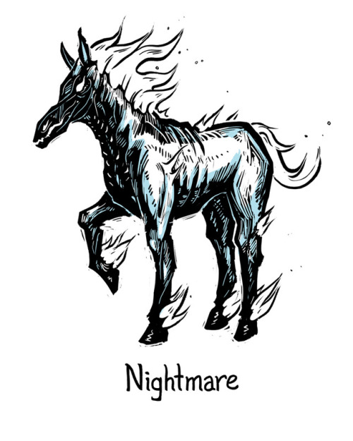 The Nightmare is a fiendish steed that serves as a mount for powerful evil creatures.