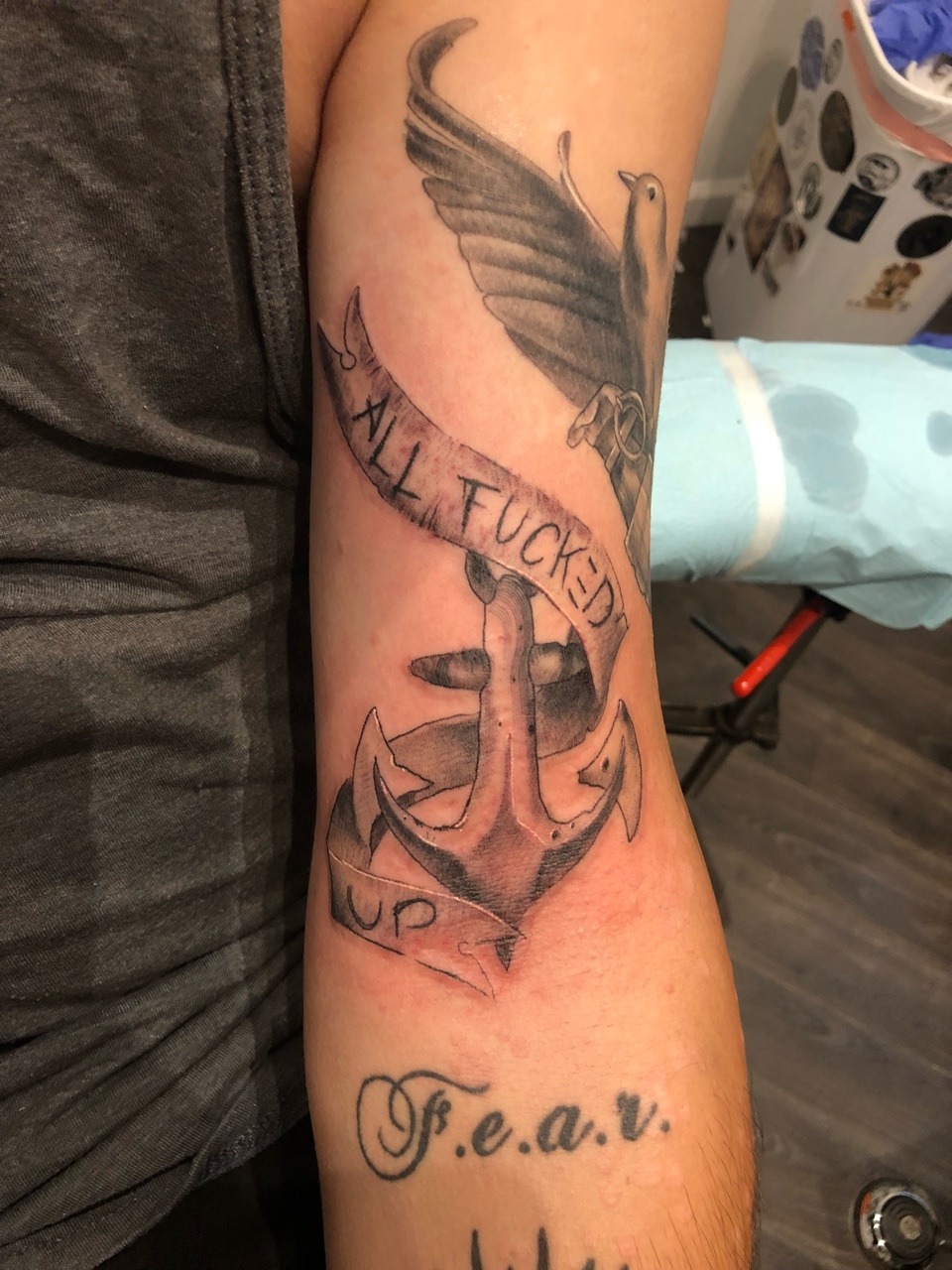 Got my amity affliction inspired reaper done today by Jinx Cooper at Image  tattoo in Exeter  rtattoos