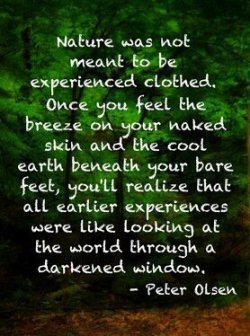 A little #NaturistPhilosophy on a #NakedMonday