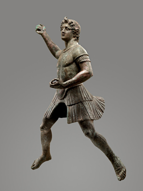 archaicwonder:Rare & Unique  Alexander The Great Equestrian Figure, 3rd-2nd Century BCA magnific