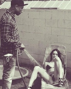 kourtkouture:  nymphos-and-blunts:  garciatheeclectic:  Pharell being a gentleman  Watering his hoes   Too kind