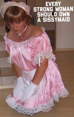 feminization:  Every strong woman should own a sissy maid! 