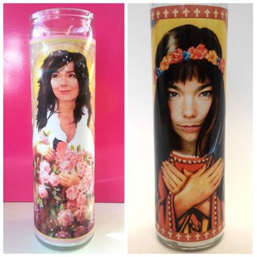gangstersaysrelax:  @bjork prayer candles! 🙏 #bjork #björk #prayer #candles http://etsy.me/1H7tftM