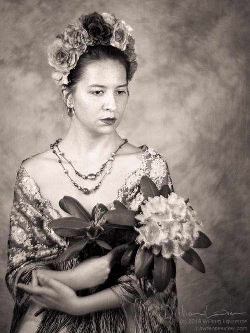 @blueriverdream, from our Frida Kahlo inspired shoot.  Copyright 2018, William Lawrence.