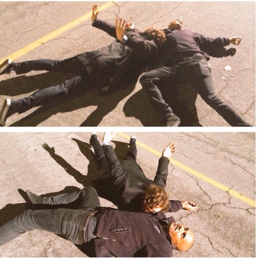 gublernation: me and shemar working on our new interpretive dance