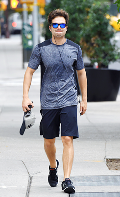 XXX mcavoys:    Sebastian Stan heads to the Gym photo