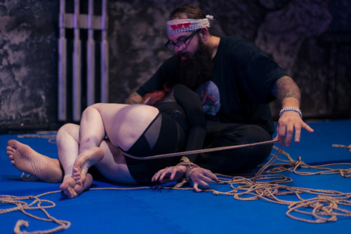 strictly-dirtyvonp:  With Anja Part 2 Air @ Ropefest Saint Petersbourg  