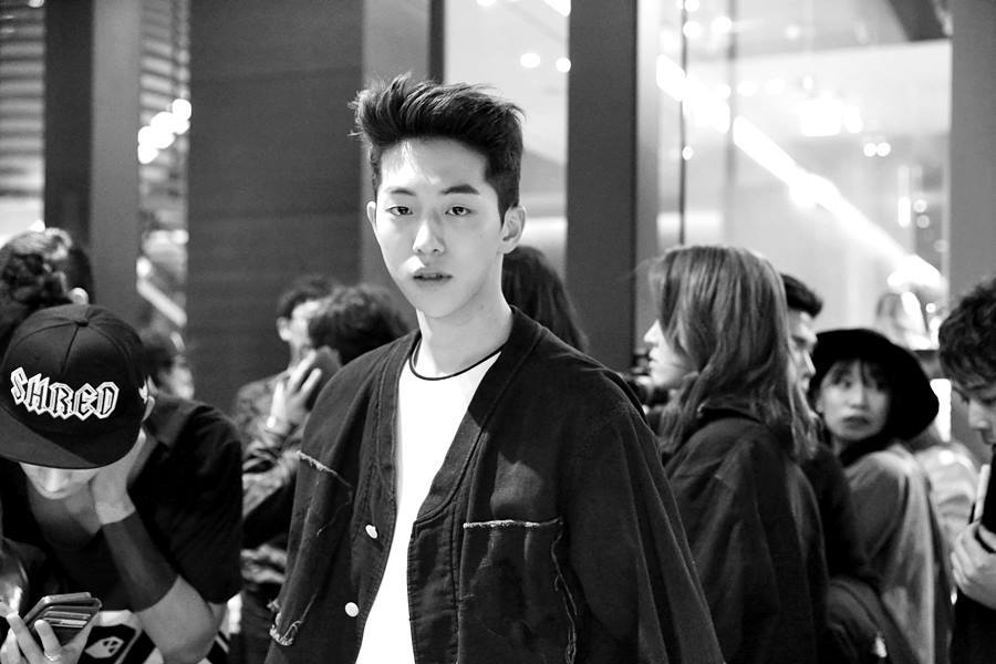 dibski:  Nam Joo Hyuk at Steve J &amp; Yoni P x Longboard Launching Party. Photo