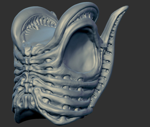  Alien Redesign - WIP Update 5.5 - New Torso ComparisonDecided to go with a more slim design for the