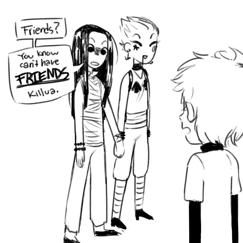 hisollu:  what do you mean. hisokas not my friend fuck that guy