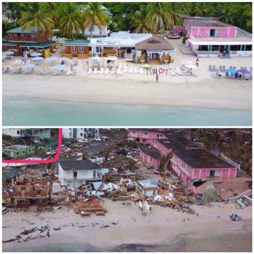 chickensshallfly:Photos the the left are images taken from my porch in Tortola, British Virgin Islan