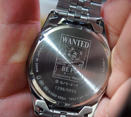 raventears:  (づ￣ ³￣)づ At last is here! My Trafalgar Law TIME SHAMBLES wristwatch Japan Limited Edition ♡ 1296/9999. 