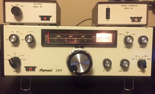 Vintage ham radio am stations