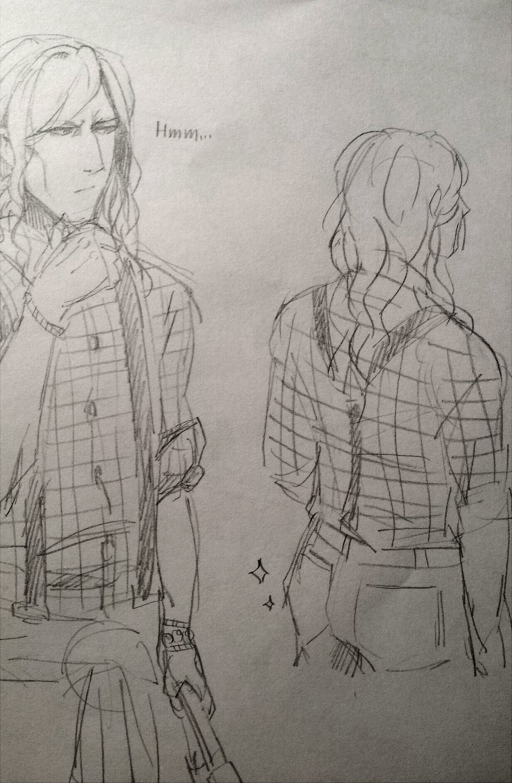 masasei:  lumberjack minks checking out lumberjack minks feat. aoba’s judging stare