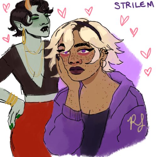 strilem:thinkin about yr beautiful gf like ………………..also if i made an instagram for art stuffs would 