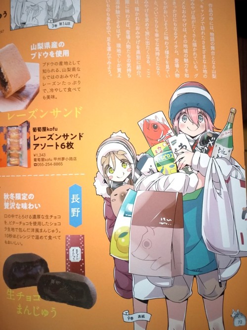 Camp Equipment (Yuru Camp) (part 2)not exactly an artbook, but there are a lot of manga color illust