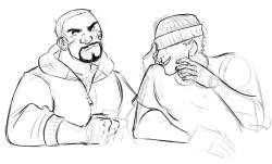 pfaerie: stop being cute ur wrecking gabe’s cool guy image 