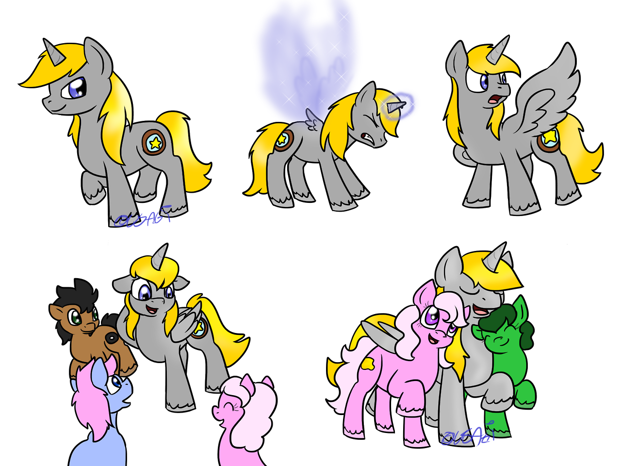 Mister Clever Concept Art — A Derpy family. Well one Derpy foal and her  loving...