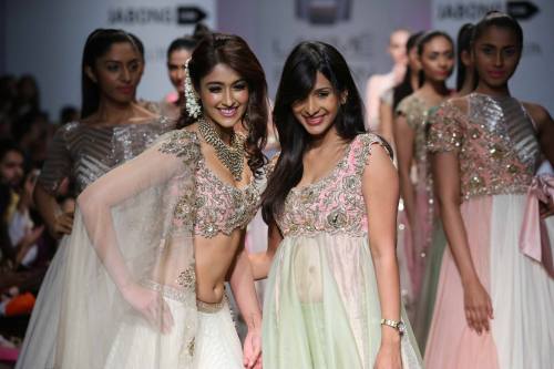 beautifulsouthasianbrides:  Anushree Reddy Lakme Fashion Week Summer Resort 2014