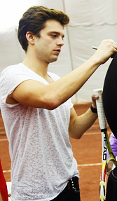 sebstanner:  in between terrible/wonderful derp faces, sebstan still managed to look