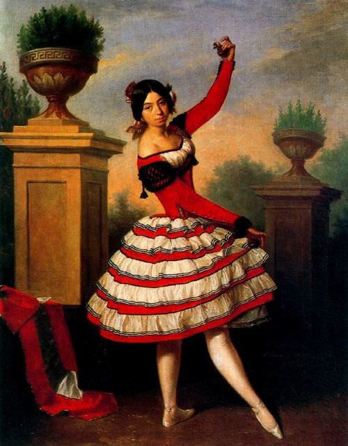 The dancer Josefa Vargas by Antonio Maria Esquivel,1840