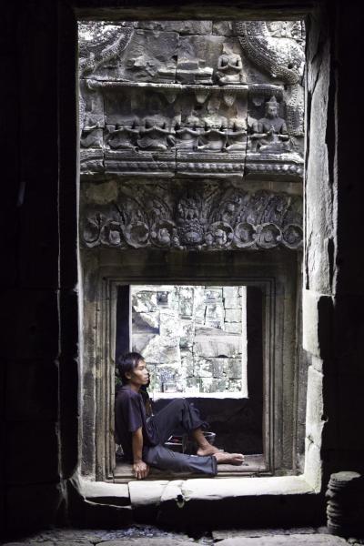The window, Angkor Wat, Cambodia.