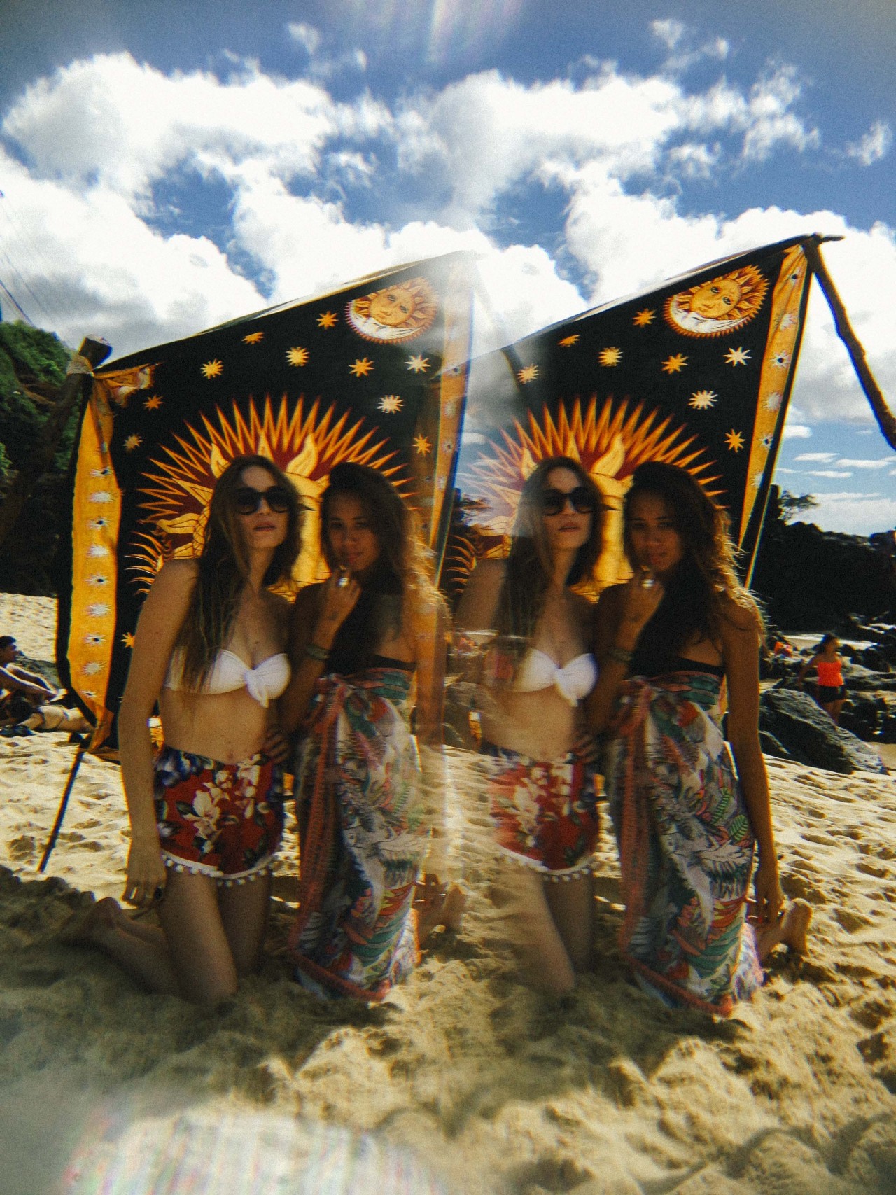 gypsyone:  Waimea for the first time in a while with my babes. Good thing we had