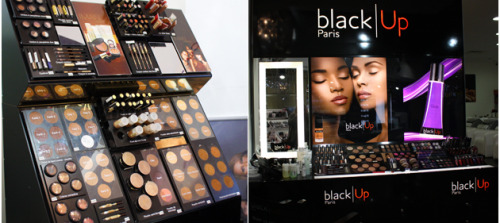 blackgirlsofparis:Black Up is a french makeup brand for light and dark black skins. Available on Sep