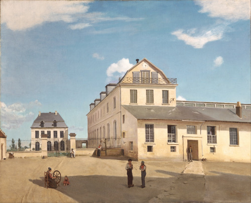 House and Factory of Monsieur Henry, Jean-Baptiste-Camille Corot, 1833