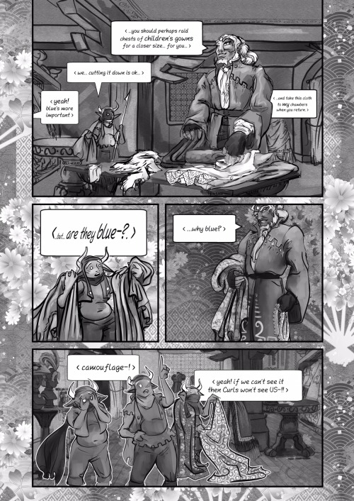 Shade of My Enemy, Vol. II, Sensory, page 69In which the king takes his blins “shopping”