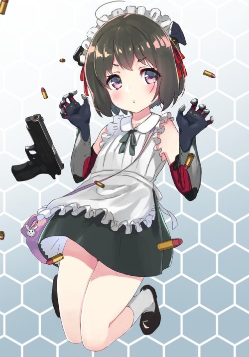 こんな感じのボディーガード兼メイドくださいアンドロイドろりメイドつよい「またこんな散らかして！引っかきますよっ！」って怒られるんだ pic.twitter.com/WCTfXdFHLl&