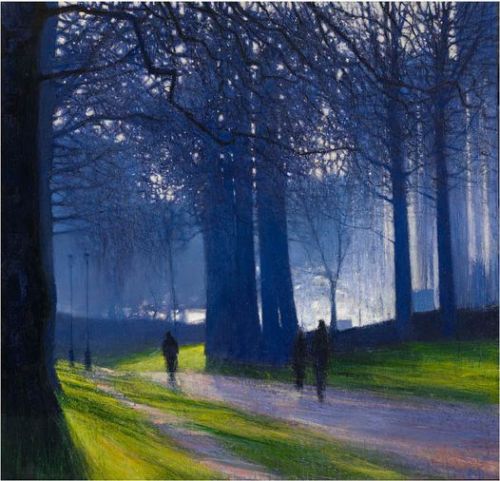 mundodasideias: Andrew Gifford - Green Park-Blue Haze 2012 