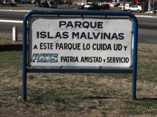 Parque Islas Malvinas, Luján, Prov. Buenos Aires, Argentina, 2008.Argentina is in the midst of a pol