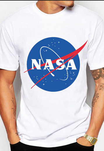 Porn photo andybhaloq:  NASA Logo Print Fashion Tops.Contrast