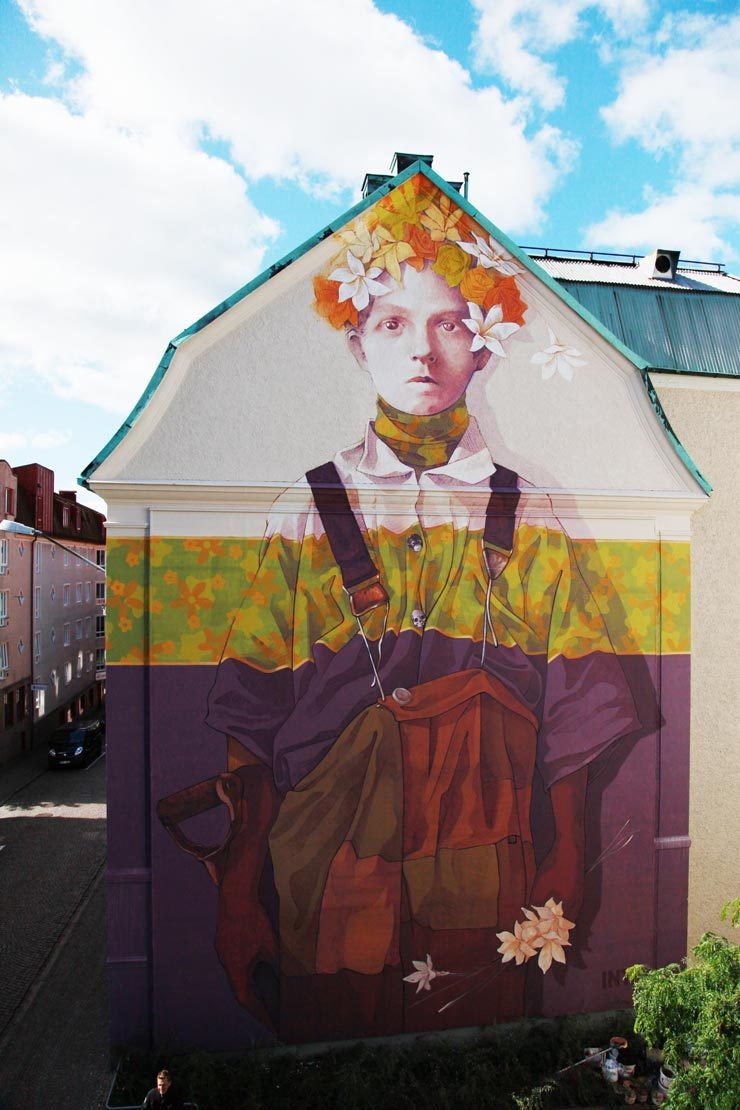 huffingtonpost:  Borås ‘No Limit’ 2015: Graffiti Tags, Murals, Greco-Roman AntiquitiesThe