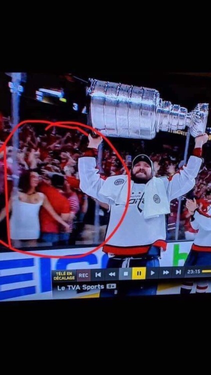 The Stanley cup to Ovi and the Capitals. Wonder why he’s so happy.