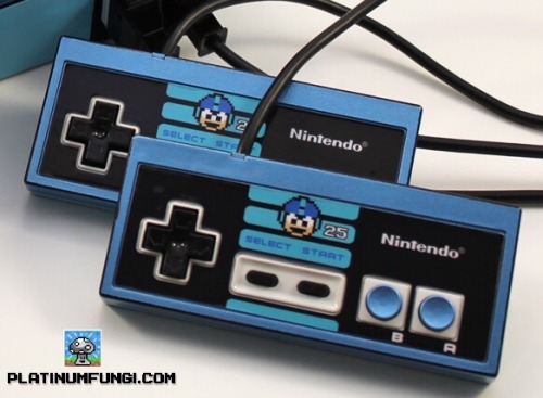 stryke62:  thegamingblogadvance:  Custom Mega Man NES Created By: Custom NES Guy  nice!