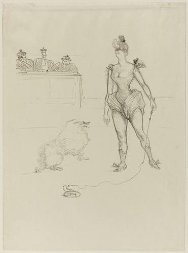 The Animal-Tamer before the Tribunal, Henri de Toulouse-Lautrec, 1899, Art Institute of Chicago: Pri