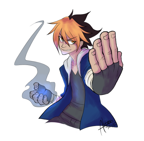 kpcloudm:  alphenart:  Art trade with kpcloudm of his OC Kyo Thanks again, this was loads of fun!  (O D O) I love this so much<3333 It came out amazing! Thank you again~! 