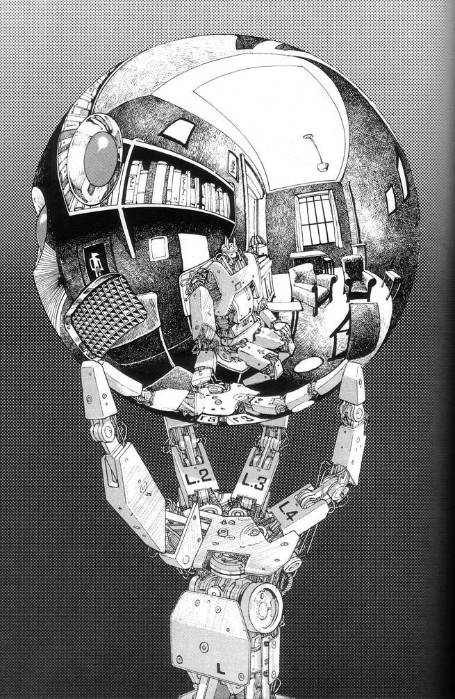ungoliantschilde:  M.C. Escher and Otomo Katsuhiro.