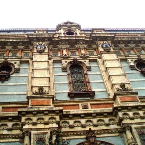 Fachada, Palacio de las Aguas Corrientes (Obras Sanitarias), Buenos Aires, 2007.At one time this lar