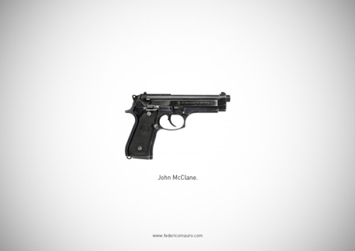 victorysnacks: cloudyskiesandcatharsis: Famous Guns by Federico Mauro Bang!