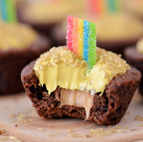 fullcravings:Pot of Gold Cookie Cups porn pictures