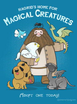 annamariajung:  &ldquo;Hagrid’s Home for Magical Creatures&rdquo; by Anna-Maria Jung 