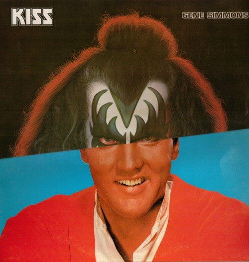 KISS / ELVIS - collage by Joe Webb