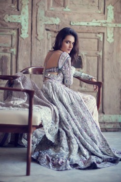 highfashionpakistan:  Meera Ansari posing for Elan bridals.