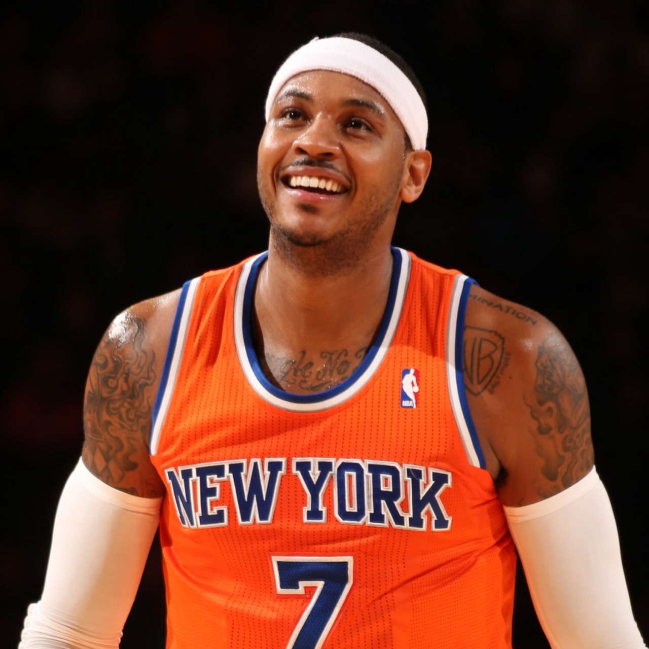 Shirtless NBA Players — Carmelo Anthony of the New York Knicks I Don T Need Me A Basketball Player