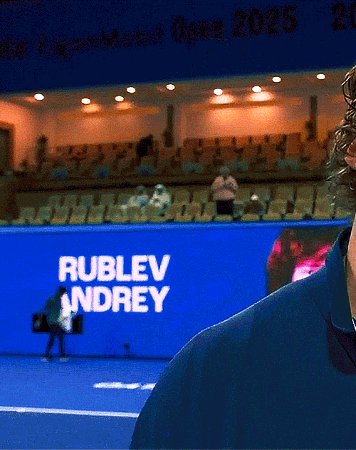 Finalist Or Andrey Vs Whatever Goes On On That Court After The Match | Andrey Rublev, Doha 25 Semifinals